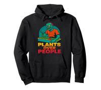 Plants Over People Humour drôle Blague Halloween Zombie Vegan Sweat à Capuche