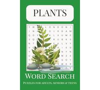 Plants Word Search Puzzle Book: Word Searches with Easy to Read Print about Plants, Trees, Bushes and more | 50+ Puzzles ... Gift for Vacations, Holidays and Free Times