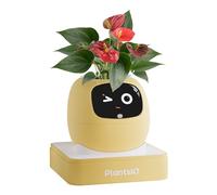 PLANTSIO Endless Fun Ivy Planter pour animal domestique, 70 expressions, 7 capteurs intelligents et puces AI rendent les plantes faciles et amusantes (jaune)