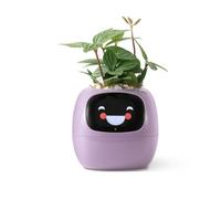 PLANTSIO Smart Pet Robot de Jardinage avec émojis pour l'entretien des Plantes avec émojis, Adorable Compagnon de Plante avec Interaction gestuelle Riche, Cadeau d'installation de Bureau soignée