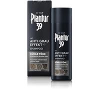 Plantur 39 Shampooing anti-gris 200 ml - Pour les tons frais et les cheveux bruns à foncés - Masque progressivement les cheveux gris sans colorer - Shampooing à la caféine pour femme pour cheveux