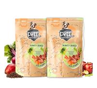 Planty Crunch Nourriture pour chien 100 % végétalienne sèche (2 x 5000 g) | Nourriture pour chien végétalienne, hypoallergénique sans céréales et sans soja, avec carnitine, vitamine B12 et D3