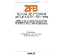 Planung Und Steuerung Von Input-Output-Systemen