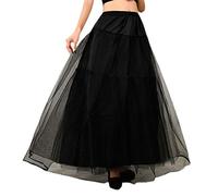 planuuik 3 Couches Dur Net Soutien Doux sans Cerceau Robe de mariée Moelleux Jupon mariée Mariage Doublure Jupe Dames Femmes Jupes