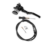 planuuik 7/8"22mm Moto CNC Embrayage Hydraulique Kit Levier Maître Cylindre À Tricoter Tuyau D'huile 125~250cc