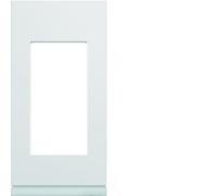 plaque - 1 module - pure - hager gallery wxp0001