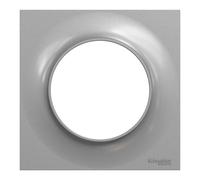 Plaque 1 poste - Aluminium - Odace Styl 2011 - S520702E - Schneider