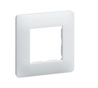 Hager Plaque Essensya WE401 1 poste blanche