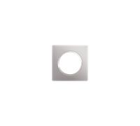 Plaque 1 poste Gris Platine CASUAL EVOLUTION - Debflex 749645