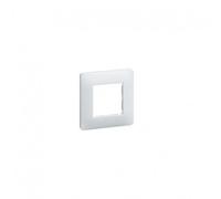 Hager Plaque 1 poste Essensya Blanc