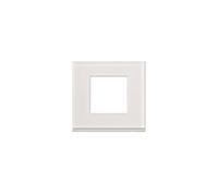 plaque - 1 poste - moon glass - hager gallery wxp4002