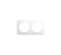 Plaque 2 postes Blanc Pur CASUAL EVOLUTION - Debflex 749628