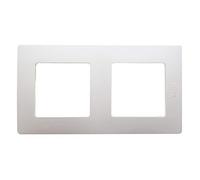 Legrand Plaque 2 postes Niloé entraxe 71 mm lin