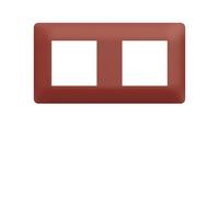 Plaque 2 postes essensya Sierra - HAGER WE562