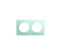 CASUAL EVO PLAQUE DE FINITION 2 POSTES VERT D'EAU - DEBFLEX - 749660