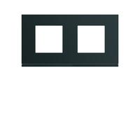 Plaque 2P H71 night - APPAREILLAGE MURAL GALLERY HAGER WXP0212