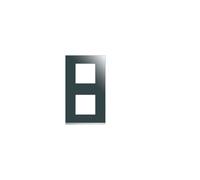 Plaque 2P V71 mirror glass - APPAREILLAGE MURAL GALLERY HAGER WXP5042