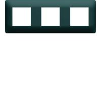 Plaque 3 postes essensya Anthracite - HAGER WE523