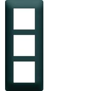 Plaque 3 postes essensya E57 Anthracite - HAGER WE527