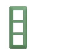 Plaque 3 postes essensya E57 Botanic - HAGER WE547