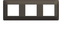 Plaque 3 postes essensya Terra - HAGER WE573