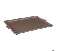 Plaque 38x28 5cm ""Silitop"" silicone noir et rouge - 5 five simply smart