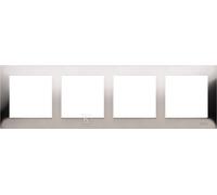 kontakt-simon Simon 54 Premium Cadre métallique 4 Voies INOX DR4/61 5902787827236