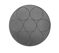 Plaque 7 mini-crêpes - LAGRANGE - 100501 - Ø 11 cm - Multicolore - Compatible Duo/Maxi/Fest'y
