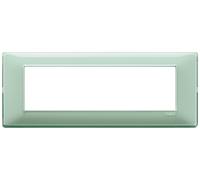 VIMAR série plat - Plaque 7 Module Reflex MENTHE