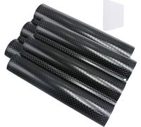 Plaque à baguette française perforée, 3 cannelures, lot de 2, avec racloir à pâte pour boulangers professionnels et amateurs, noir