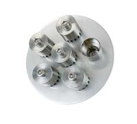 Plaque à bulles en acier inoxydable 304, 4 pouces, for colonne de Reflux, support de plaque perforée résistant à la pression, 1 ensemble