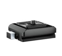 Plaque à changement rapide - Design antidérapant renforcé - Filetage 1/4 3/8 - Compatibilité avec les réglages fréquents du trépied - Plusieurs interfaces - Libération rapide