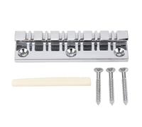 Plaque à cordes de pont de guitare 12 chaînes, ensemble d'écrou de pont en métal, adapté aux guitares électriques, accessoires de quincaillerie de remplacement de guitare