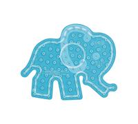 Plaque à crayons Hama maxi "petit éléphant" transparent
