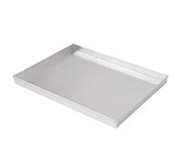 Plaque à four 39 x 30 cm en Aluminium bords de 2,5 cm, Plaque à Pâtisserie, Plaque Rectanguler, Plaque à Pizza