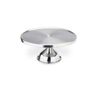 Plaque a gâteau avec pied en Acier au nickel chrome H 145 mm Ø 300 mm