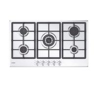 Candy Plaque de cuisson Moderna CHG93WX/1 Gaz 86 cm 5 foyers Acier inoxydable Intégré