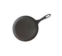 Plaque à Griller Comal en Fonte à Induction pour Pizza 26cm, Feu, Barbecue, Four,, 32999, , Noir