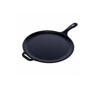 Plaque à Griller Comal en Fonte à Induction pour Pizza 30cm, Feu, Barbecue, Four,, 35891, , Noir