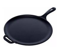 Plaque à Griller Comal en Fonte à Induction pour Pizza 30cm, Feu, Barbecue, Four, Victoria, 35891, , Noir Noir G