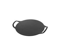 Plaque à Griller en Fonte à Induction pour Pizza, Poêle 38cm pour Barbecue, Four,, 34474, , Noir