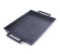 Plaque à griller granit 43x26 cm - plancha cuisine GRANDE antiadhésive