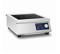 Plaque a induction 1 feu posable avec cadre inox table de cuisson portative (foyer 33 cm, 5 000 watts, 60 240 °c, acier