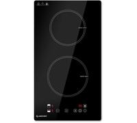 Plaque à induction 2 feux AMZCHEF 9 niveaux cuisson 3700W avec Boost Encastrable