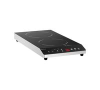 Plaque à induction - 2 x 22 cm - 60 à 240 °C - Minuterie | Royal Catering