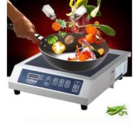 Plaque à induction 3,5 kW - 11 vitesses - Commande tactile numérique - 443 x 355 x 110 mm - acier inoxydable