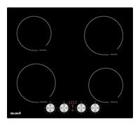 Plaque à Induction 59 cm - 4 Foyers, 6000 W, Commandes par Manettes - BELDEKO