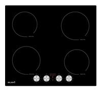 Plaque à Induction 59 cm - 4 Foyers, 6000 W, Commandes par Manettes - Beldeko