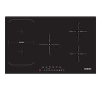 Plaque à induction, 60 cm, anti-rayures, résistante aux rayures, fonction maintien au chaud, 4 plaques, Flexzone, autonome, 7400 W, sans cadre, commande tactile, sécurité enfant (77 cm)