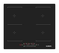 Plaque à induction, 60 cm, anti-rayures, résistante aux rayures, fonction maintien au chaud, 4 plaques, Flexzone, autonome, 7400 W, sans cadre, commande tactile, minuterie de 99 min, sécurité enfant